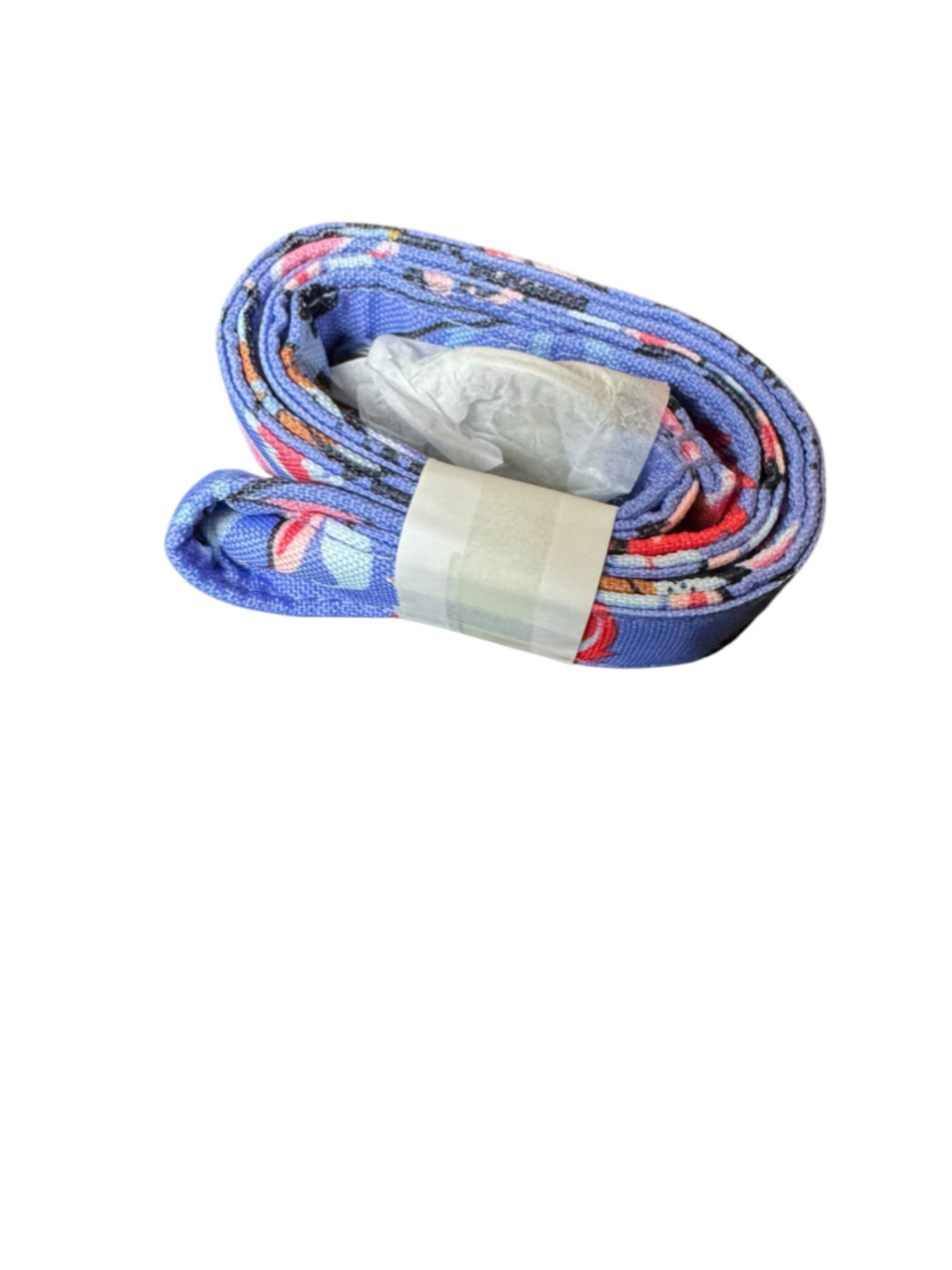 Women's Vera Bradley Floral Lanyard One Size Blue Pink mural garden - Picture 3 of 3